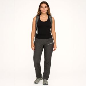PrAna Summit Hiking Pants - Heather Charcoal - Stretch Sustainable Yoga - Size S